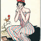 RUSSIA COMIC WWI ERA GERMAN ANTIQUE POSTCARD