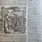 1578 ILLUSTRATED DELLE HOMELIE by Pittorio da Ferrara antique VELLUM BINDING