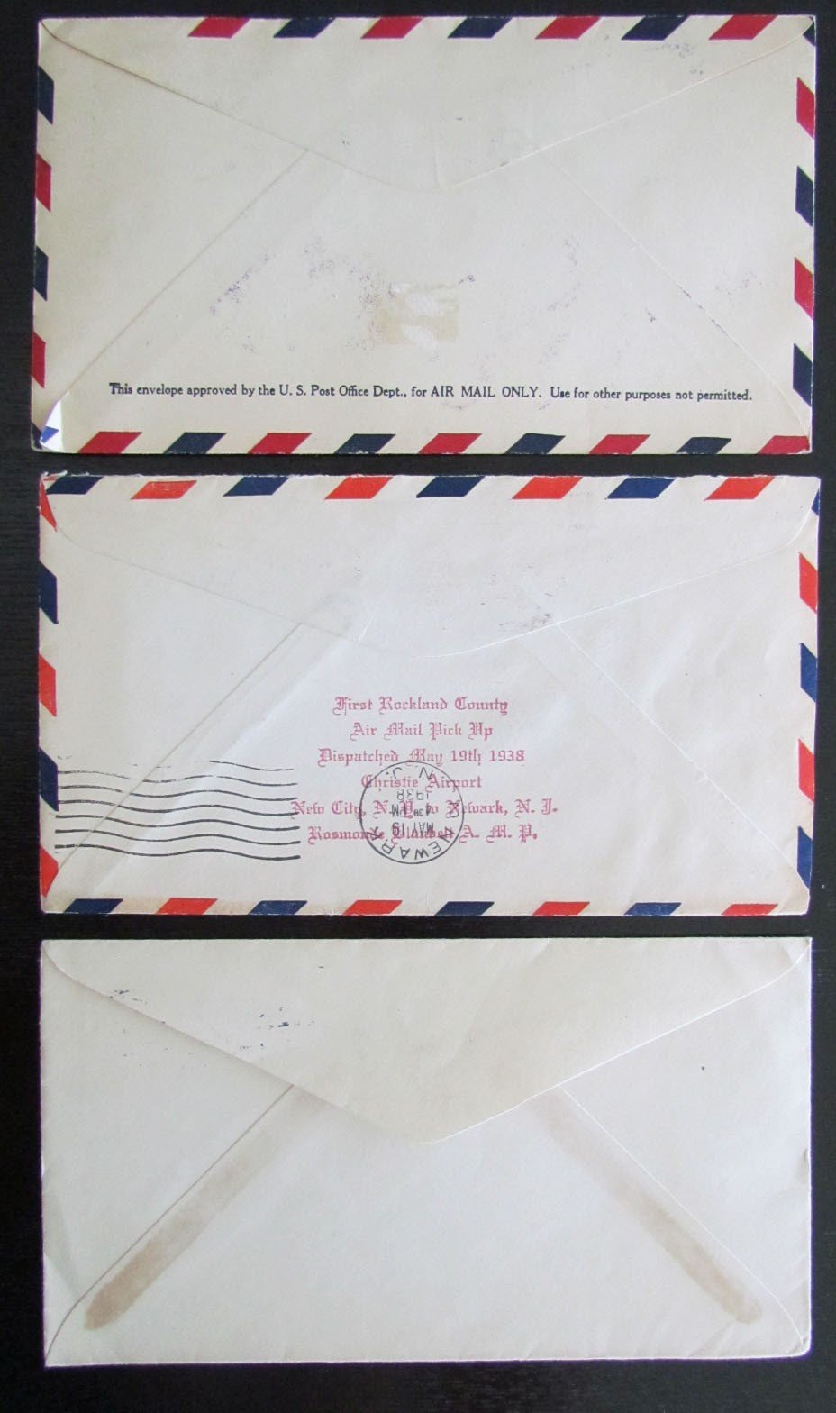 LOT OF 3 ANTIQUE 1930-1938 COVERS