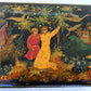 1961 RUSSIAN PALEKH SCHOOL SIGNED LACQUER BOX vintage FAIRY TALE