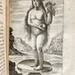 1728 MYTHOLOGY ILLUSTRATED GERMAN GODS ANTIQUE vellum bound