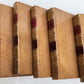 1817 WORKS of TOBIAS SMOLLETT antique 6 VOLS DECORATIVE BINDING