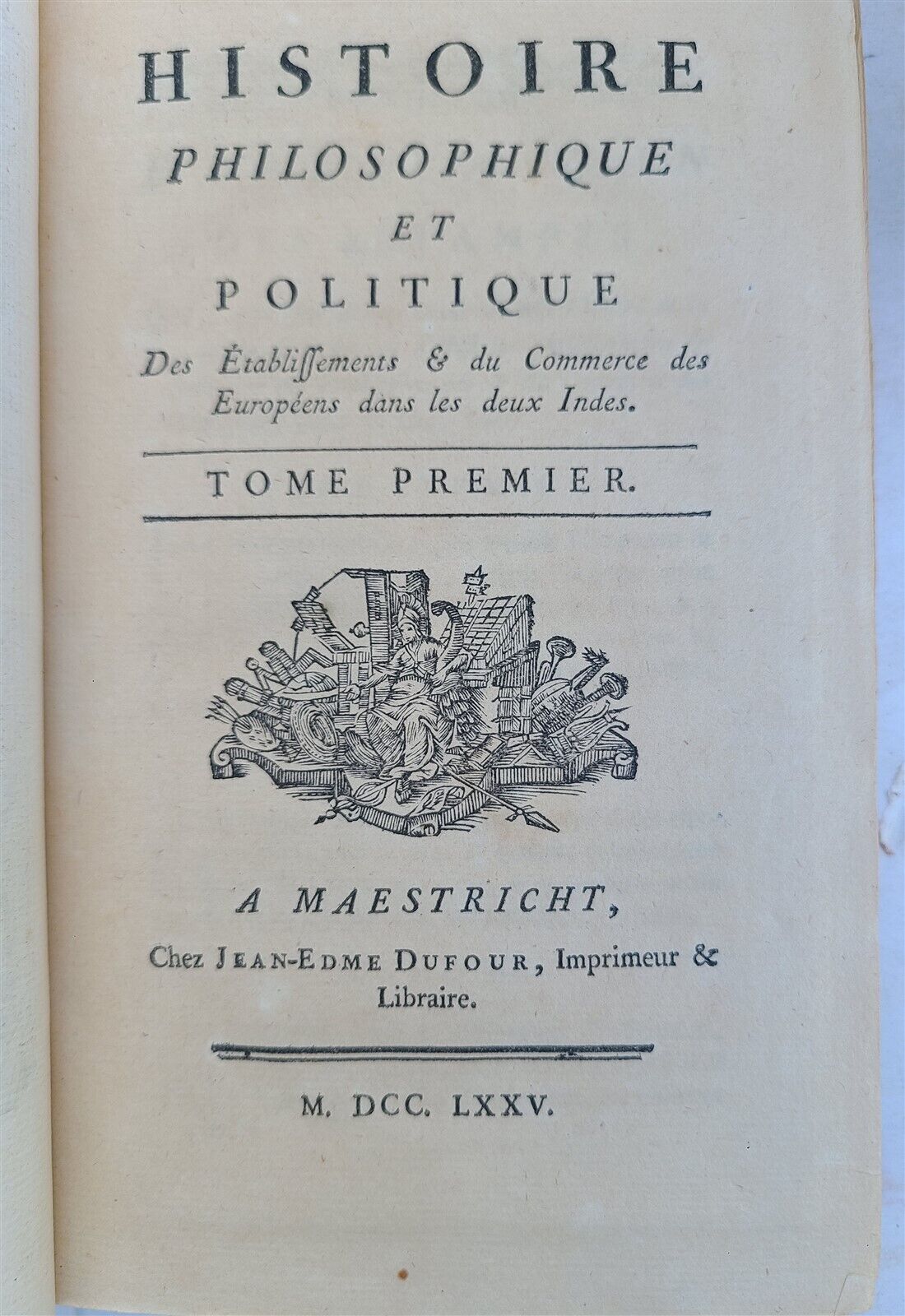 1775 HISTORY of EUROPEAN SETTLEMENTS & TRADE in INDIES 7 VOLUMES antique w/MAPS