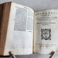 1574 ARISTOTLE 6 VOLS SET ILLUSTRATED antique VELLUM BINDINGS MANUSCRIPT SPINES