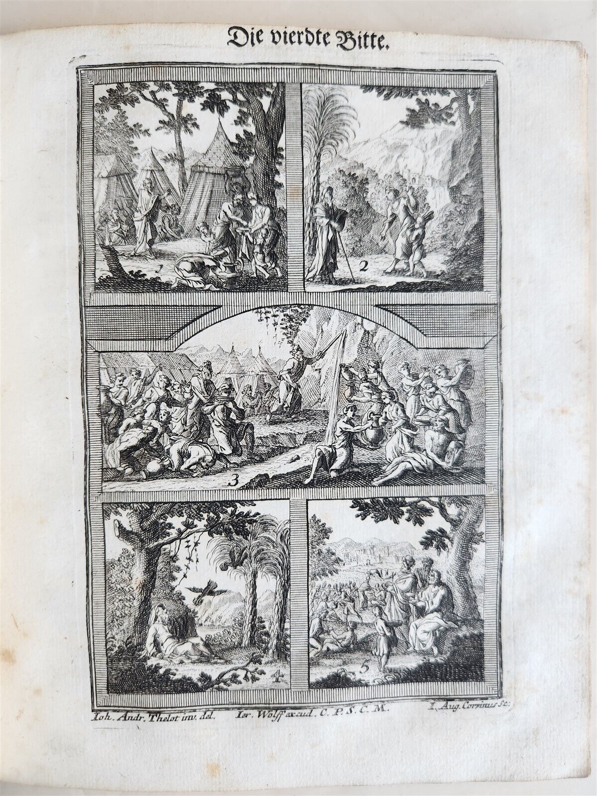 18th century ILLUSTRATED CATECHISM antique