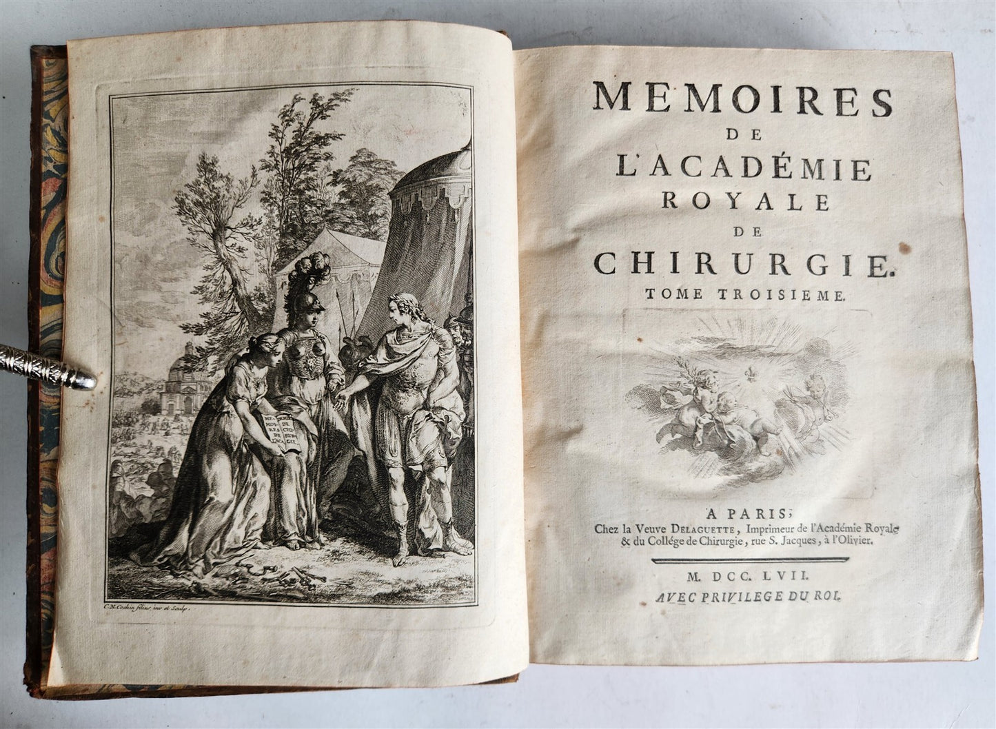 1753 SURGERY ANATOMY ILLUSTRATED antique Memoires l'Academie Royale de Chirurgie