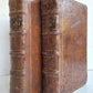 1655 MARTIALIS EPIGRAMMES 2 VOLUMES antique in FRENCH & LATIN