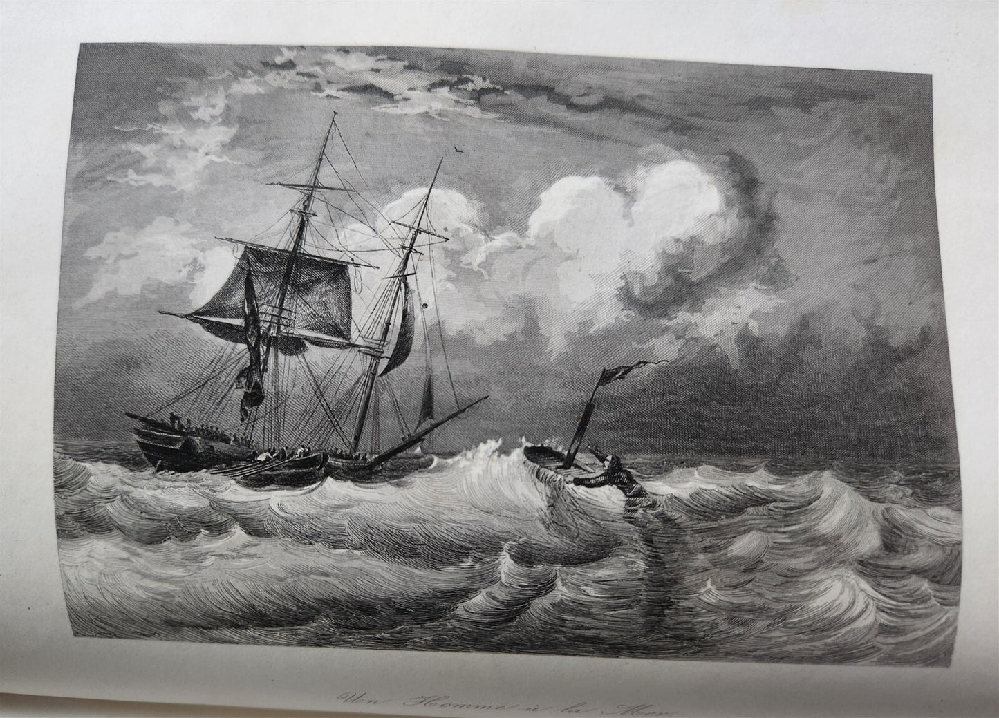 1844 MARINES HISTORY ILLUSTRATED antique LA MARINE King of Hanover PROVENANCE