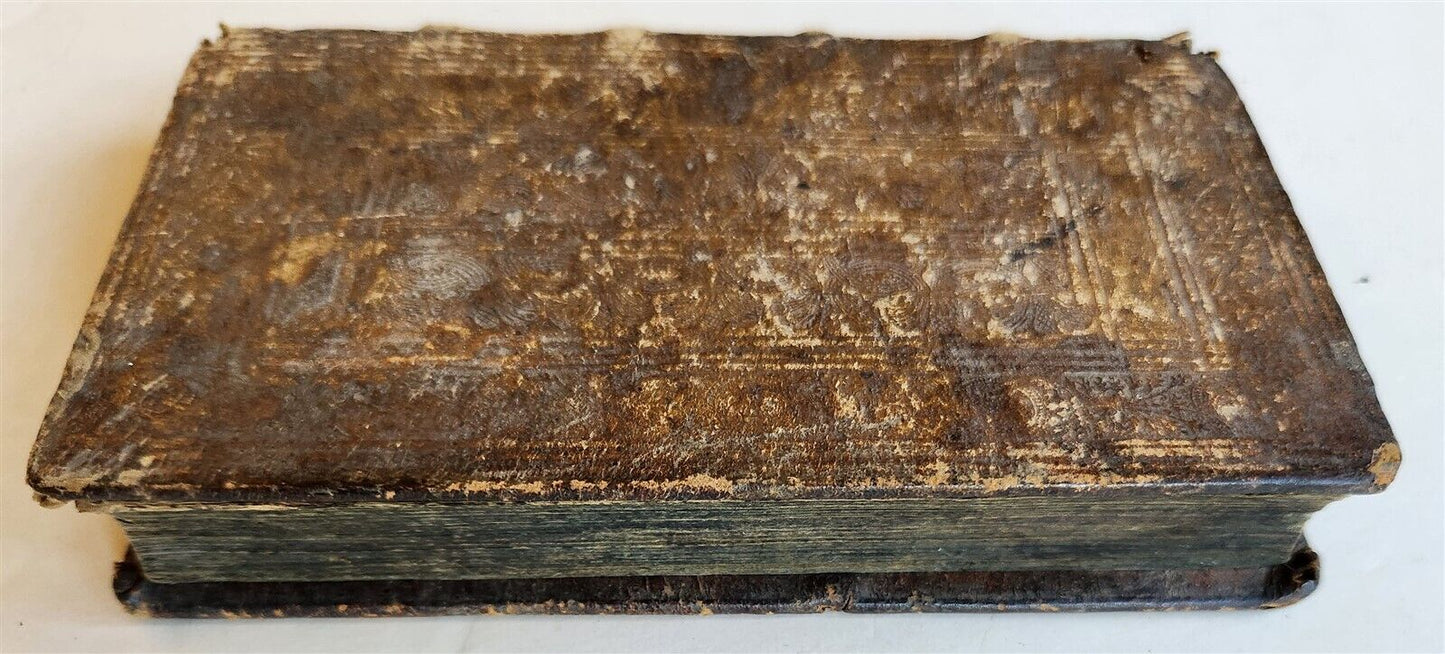 1597 ANALYSIS LOGICA by JOHANNES PISCATOR antique RARE pigskin binding 16th cen