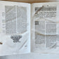 1736 AUGUSTINO CALMET antique BLIND STAMPED PIGSKIN BOUND FOLIO
