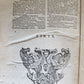 1725 COMMENTARIUS in ECCLESIASTEN PIGSKIN BOUND FOLIO w/ CLASPS antique