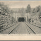 NORTH ADAMS MA HOOSAC TUNNEL railroad ANTIQUE POSTCARD