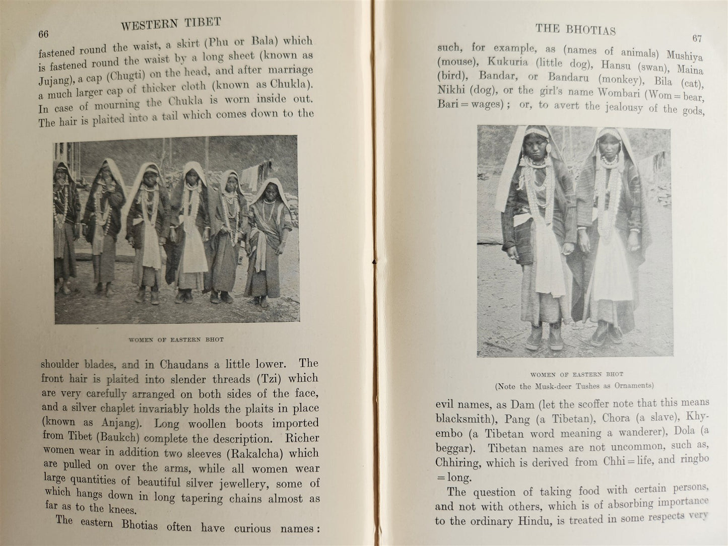 1906 WESTERN TIBET AND BRITISH BORDERLAND antique ILLUSTRATED