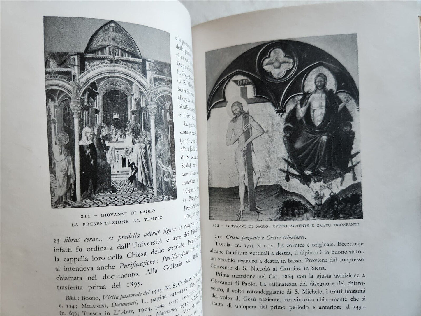 1933 LA REGIA PINACOTECA DI SIENA antique ILLUSTRATED