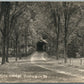 ROCHESTER VT MARTINS COVERED BRIDGE ANTIQUE REAL PHOTO POSTCARD RPPC