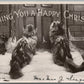 CUTE KITTENS CHRISTMAS ANTIQUE REAL PHOTO POSTCARD RPPC