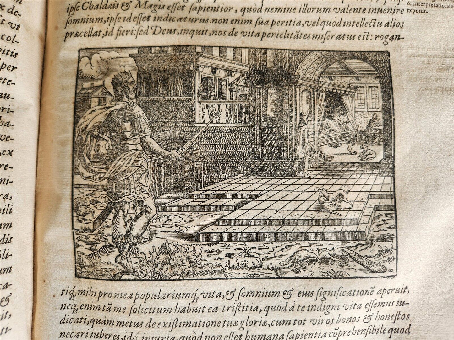 1580 FLAVIUS JOSEPHUS BEAUTIFULLY ILLUSTRATED MASSIVE FOLIO antique Judaica RARE