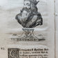 1726 HISTORY of FRANCE ILLUSTRATED w/ PORTRAITS of FRENCH KINGS S antique
