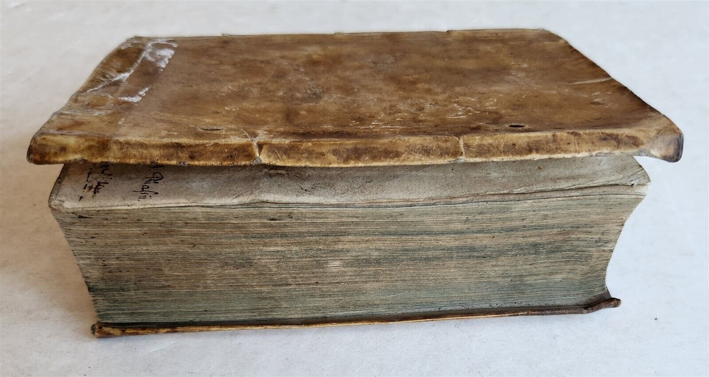 1558 HISTORY of REFORMATION by Johannes Sleidanus antique VELLUM BINDING