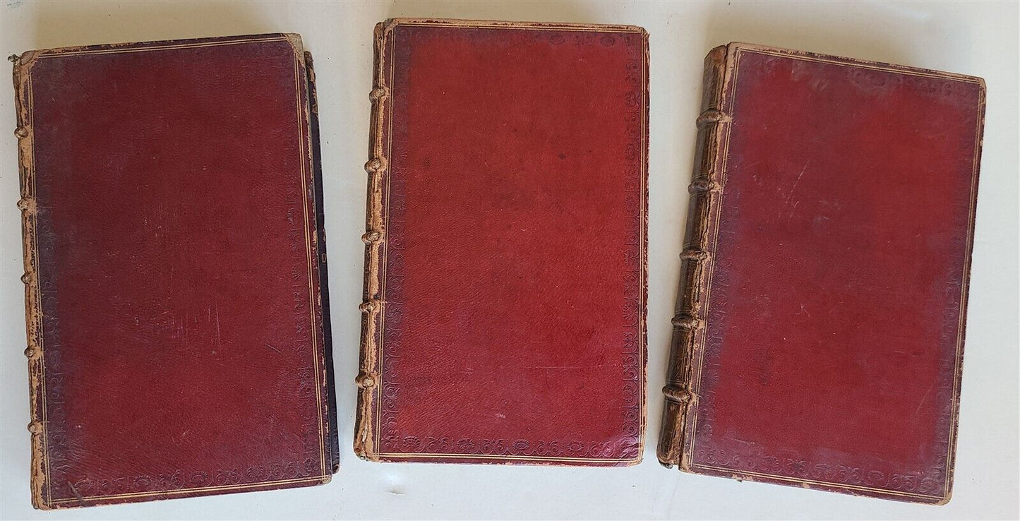 1669 PLAUTUS COMOEDIAE antique 3 VOLUMES PLATO COMEDIES