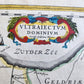 1640 UTRECHT NETHERLANDS MAP by WILLEM BLAEU antique AUTHENTIC hand colored