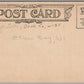 ELLISON BAY WI CAMP ZION SWINGING BRIDGE BOYS CABINS ANTIQUE POSTCARD