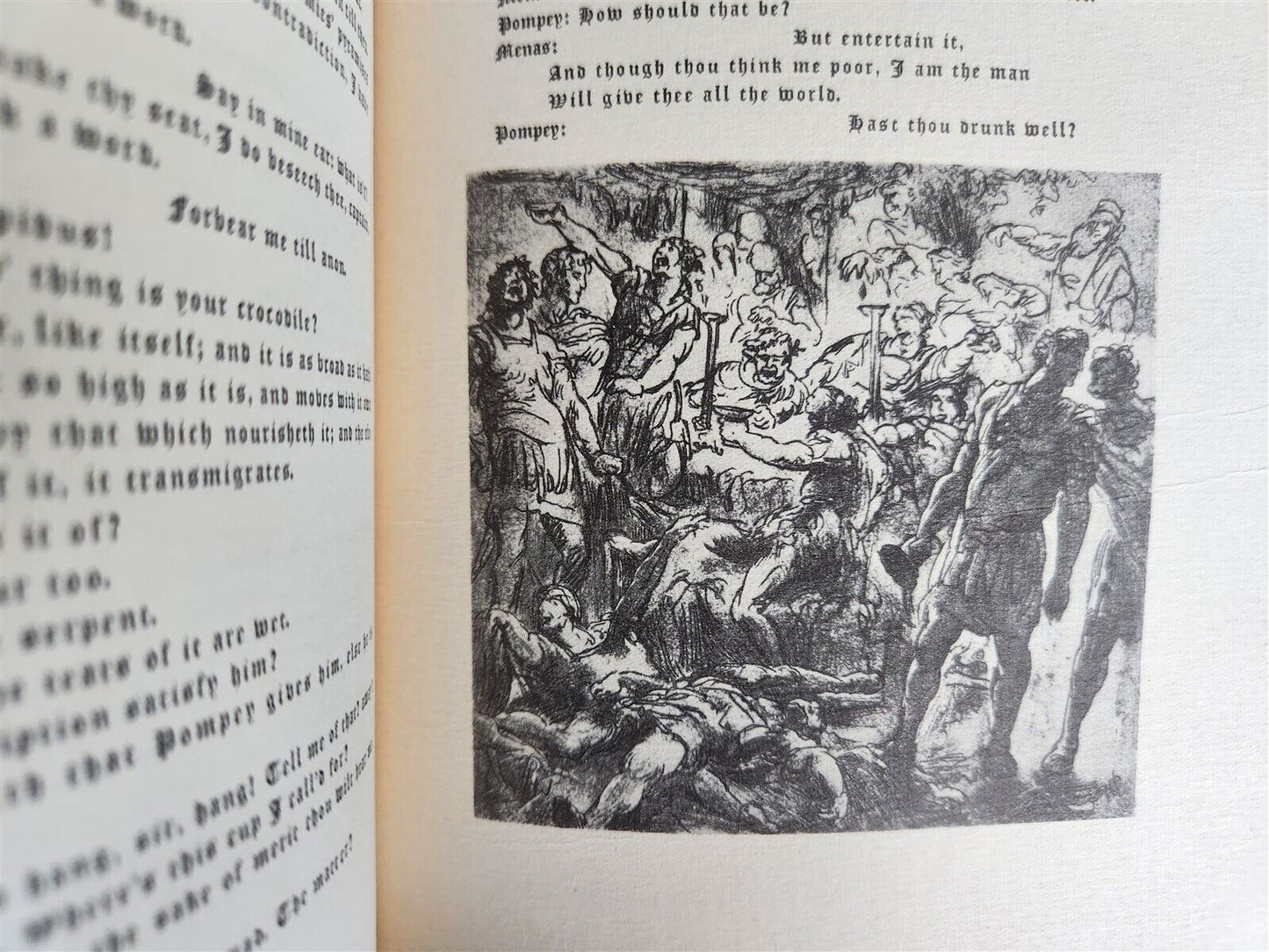 1925 ANTHONY & CLEOPATRA by WILLIAM SHAKESPEARE antique ILLUSTRATED
