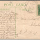 ATLANTIC CITY NJ HOLD TO LIGHT ANTIQUE POSTCARD GREEN'S DUNLOP & CHALFONTE HOTEL