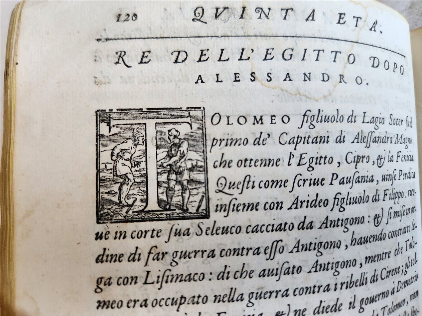 1574 ILLUSTRATED HISTORY of EMPIRES KINGDOMS & NATIONS antique VELLUM in Italian