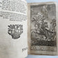 1724 ILLUSTRATED POLITICAL NOVEL antique Joannis Barclaii Argenis
