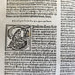 1513 POST-INCUNABULA HISTORY of FRANCISCANS ORDER antique Vellum Bound RARE