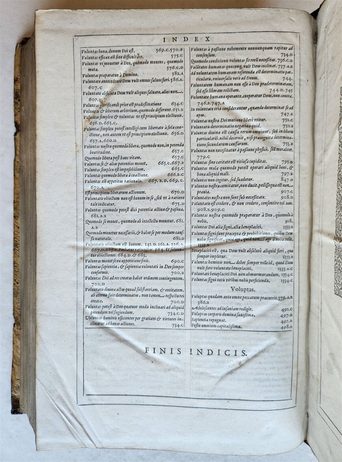 1593 DISPUTATIONES AGAINST HERETICS ROBERTI BELLARMINI antique PIGSKIN FOLIO v.3