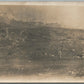 WWI ERA BATTLE FIELD w/ SOLDIER ANTIQUE REAL PHOTO POSTCARD RPPC