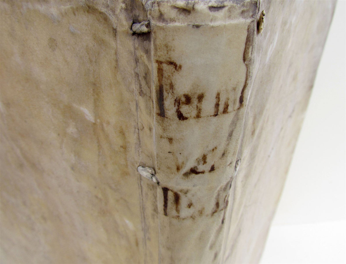 1741 VELLUM BOUND ANTIQUE FOLIO by Nicolai Fermosini CANONICA CIVILIA CRIMINALIA