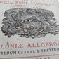 1741 VELLUM BOUND ANTIQUE FOLIO by Nicolai Fermosini CANONICA CIVILIA CRIMINALIA