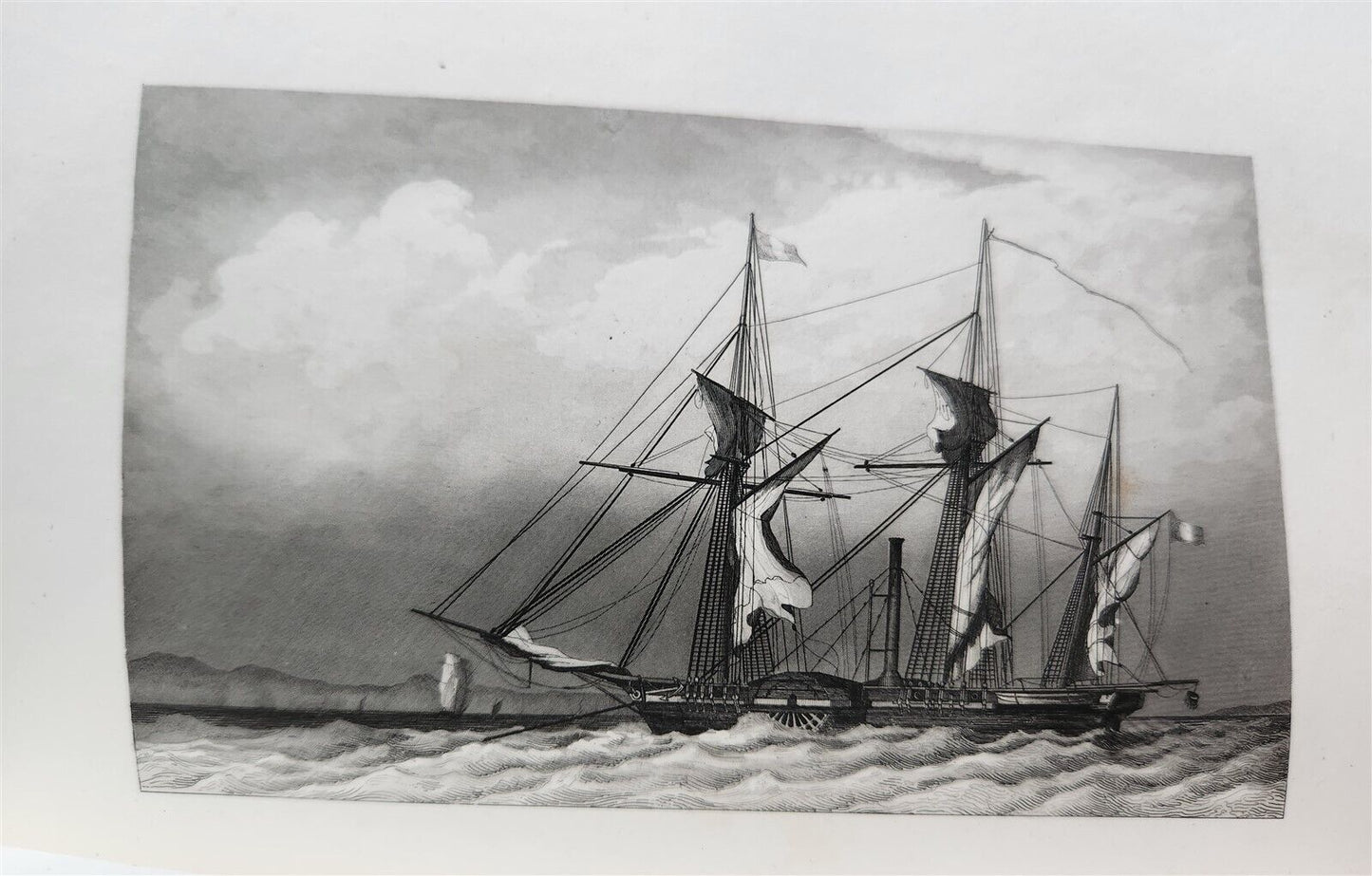 1844 MARINES HISTORY ILLUSTRATED antique LA MARINE King of Hanover PROVENANCE