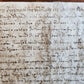 ANCIENT MANUSCRIPTS LOT of 3 FRAGMENTS about 14th century antique