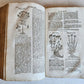 1744 THEATRUM BOTANICUM ILLUSTRATED GERMAN HERBAL antique PIGSKIN BOUND FOLIO
