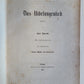 1867 SONG of NIBELUNGS antique STUNNING BINDING ILLUSTRATIONS Der Nibelungen Not