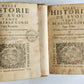 1589 HISTORY of ITALY by NATALE CONTI 2 VOLS antique VELLUM BOUND 16th CENTURY