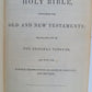 1861 BIBLE in ENGLISH OLD & NEW TESTAMENT antique AMERICANA NY CIVIL WAR ERA