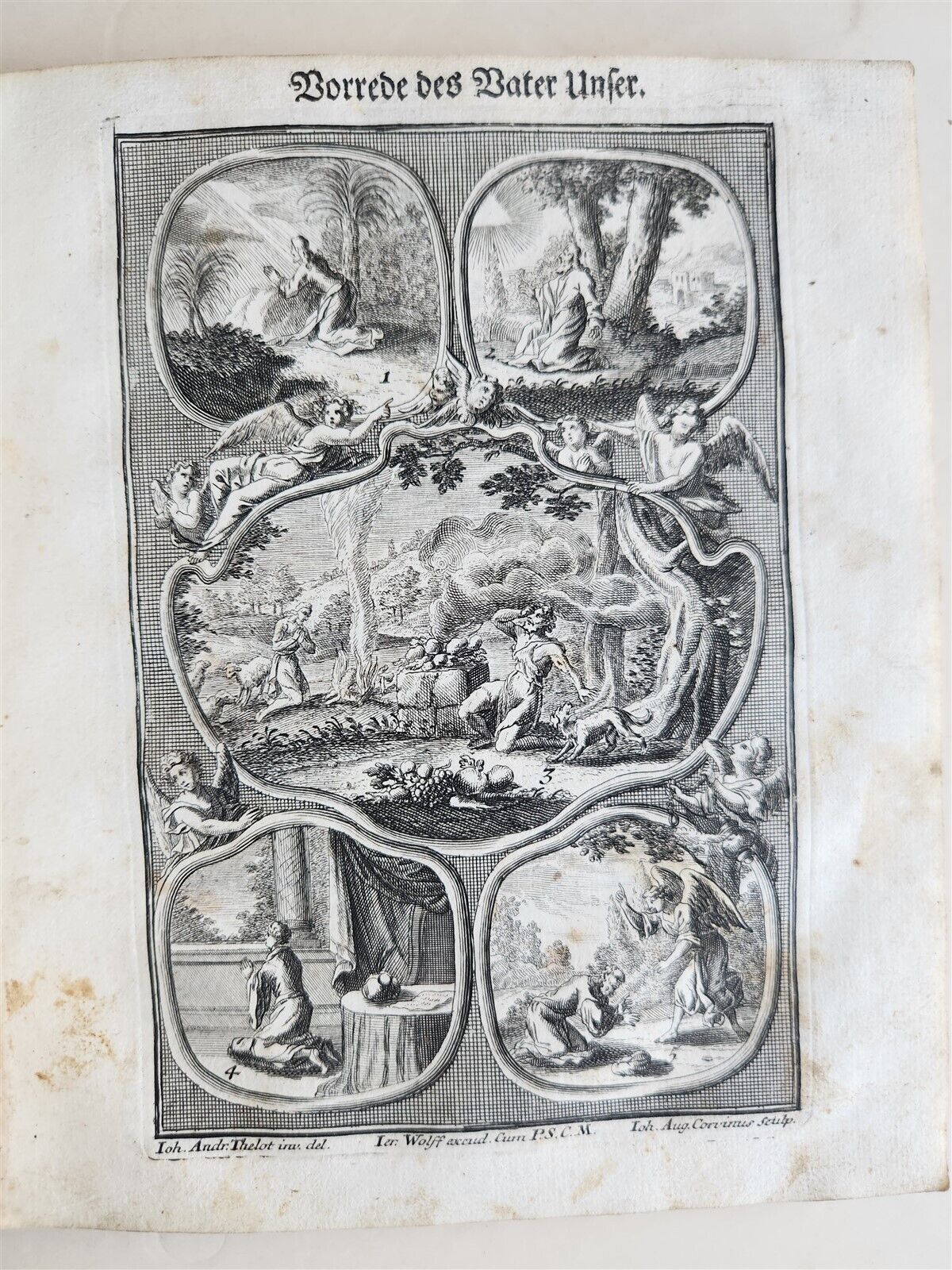 18th century ILLUSTRATED CATECHISM antique