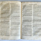 1720s LAW BOOK INDEX GENERALIS CONCLUSIONUM antique VELLUM BOUND FOLIO Vol.1