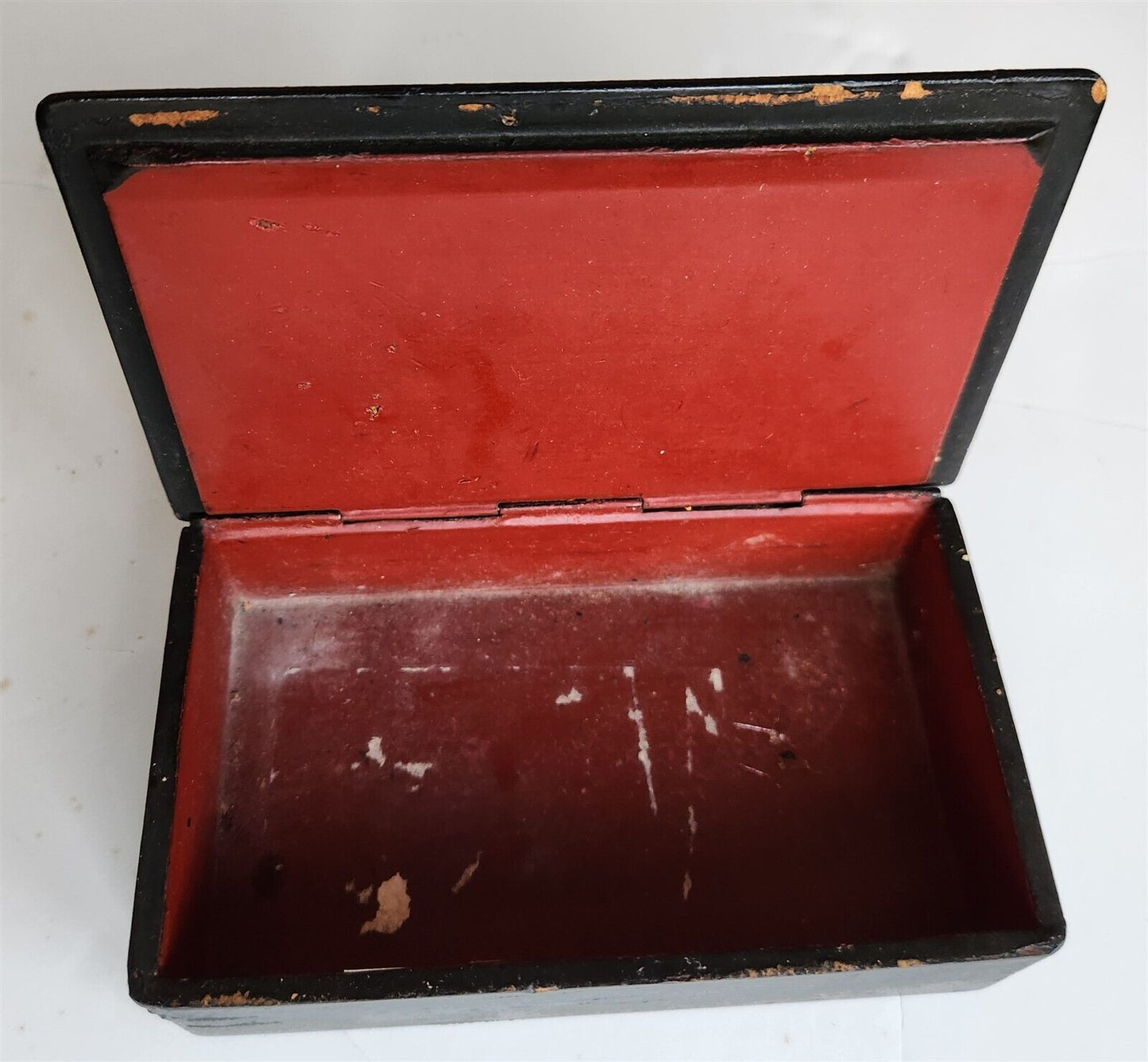 RUSSIAN PALEKH SCHOOL AMAZING QUALITY VINTAGE pre-WAR LACQUER BOX