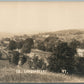 SO. LONDONDERRY VT BIRDSEYE VIEW ANTIQUE REAL PHOTO POSTCARD RPPC