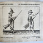 1664 ILLUSTRATED MILITARY WORK on TECHNIQUES for HANDLING MUSKET & PIKE antique
