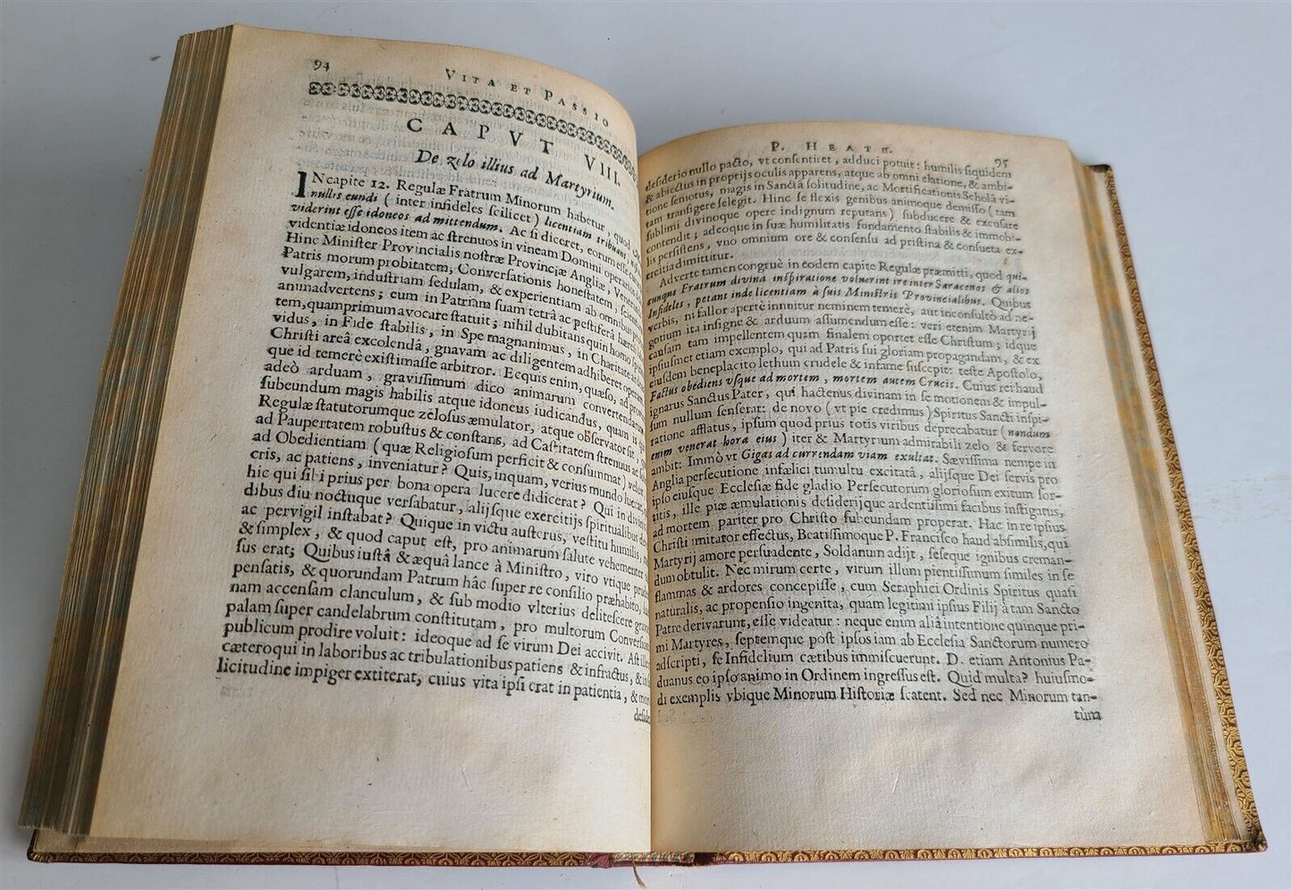 1649 ENGLISH FRANCISCAN WRITINGS antique missionary in Japan India & Morocco