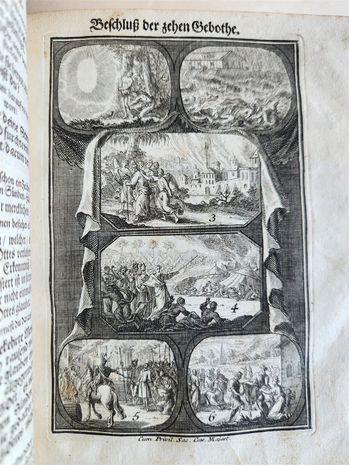 18th century ILLUSTRATED CATECHISM antique