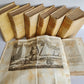 1741 UNIVERSAL HISTORY 7 VOLUMES antique ILLUSTRATED w/ MAPS in ITALIAN vellum