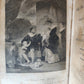 1844 ADVENTURES OF GIL BLAS antique EARLY AMERICAN BINDING HARTFORD ILLUSTRATED
